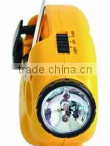 Solar Dynamo Radio With LED Torch and Cell Phone Charger and Thermometer thumbnail-2