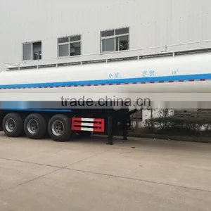 47.4m3 Aluminum Alloy Oil / Fuel / Gasoline Road Tanker Semi Trailer thumbnail-2