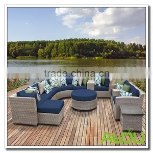 Audu Navy Rattan Minnesota Outdoor Furniture Aldi thumbnail-1