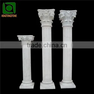 White Marble Roman Pillars for Sale thumbnail-1