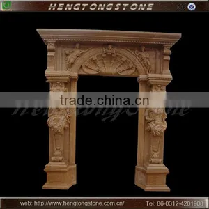 Antique Yellow Stone Door Frame thumbnail-1