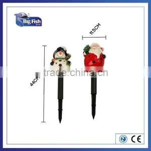 Christmas Ceramic Solar LED Stake Light Pin Lamp thumbnail-3
