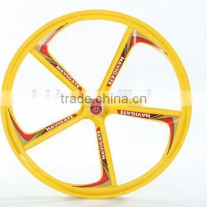 24 Inch Lightest Strongest Magnesium Alloy Bike Wheel /fixed Gear Type Hub Bike Wheel thumbnail-4