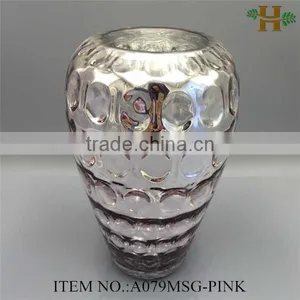 Handblown Plating Colors Glass Vase Cheap thumbnail-1