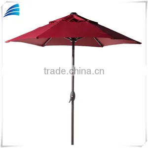 Promotional Fold Patio Red Sun Umbrella for Garden or Beach thumbnail-1