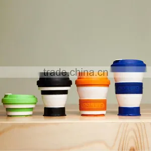 New Flexible High Quality Environmental Water Cup, Telescopic Coffee Cups, TPE Colorful Funny Useful Coffee Mugs For Wholesale thumbnail-1