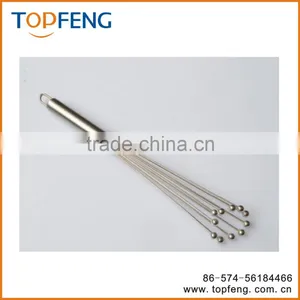 Stainless Steel Ball Whisk, Egg Beater, Sauce Mixer, Ball Whisk, SS Whisk With Ball thumbnail-2