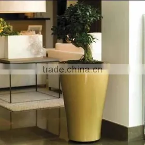 FO-286 Tall Tapered Fiberglass Planter for Garden Decor thumbnail-3