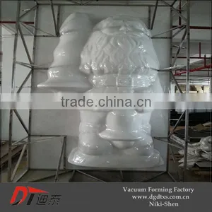 Custom Huge Outdoor Plastic Santa Clause With Big Size Plastic Product by Vacuum Forming thumbnail-1