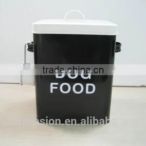Food Container Storage Tin Metal Lanudry Powder Box With Spoon thumbnail-1