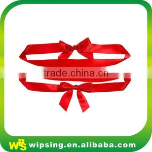 Red Pre-tied Wedding Bow For Gift Packaging thumbnail-1