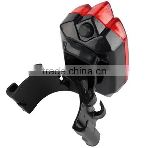 High Quality Waterproof Bike Light 4 LED USB Safety Bicycle Rear Light thumbnail-4
