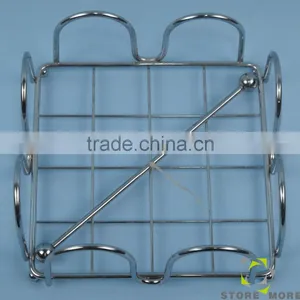 Metal Stainless Steel Napkin Holder / Caddy - Modern Holder for Tissue thumbnail-1