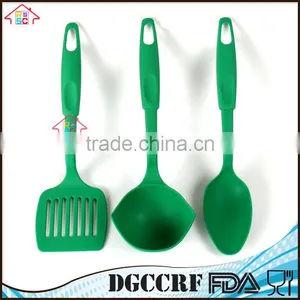 NBRSC High Heat Resistant Nylon Utensil Set of 3 Kitchen Cooking Tools Ladle Slotted Turner Spoon thumbnail-6