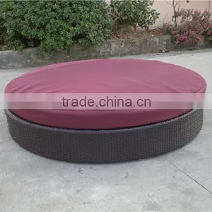 Cheap Outdoor Rattan Round Bed thumbnail-4