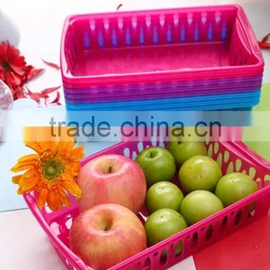 Useful BPA-Free Medium Size Plastic Washing Basket/ Fruit Vegetable Basket thumbnail-1