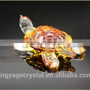 Wholesale Crystal Yellow Turtle Animal Model Gift as Business Gift/ Home Appliances Gift thumbnail-3