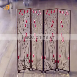 2017 House New Design Living Room Decorative Cheap Antique Folding Screen thumbnail-1