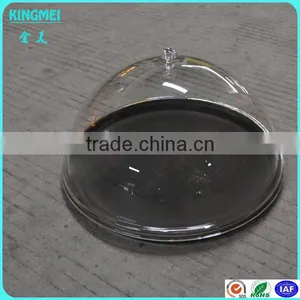 Hot Sale Clear Acrylic Dome Dessert Pastry Display Food Tray With Cover thumbnail-5