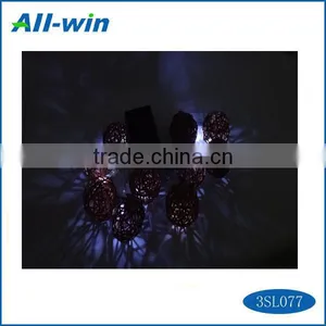 Attractive Cyrstalline Ball-shaped Solar Light With 10pcs White LED thumbnail-1