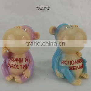 2016 Russia Promotional Gift Items Polyresin Monkey for Sale thumbnail-1