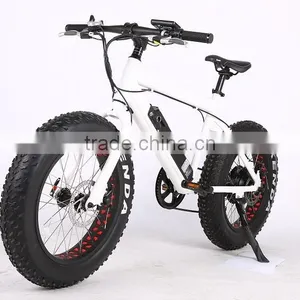 2017 New Design 20 Inch 36V 350W Non-foldable Electric Fat Bike thumbnail-2