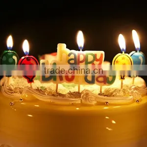 Character and Balloon Happy Birthday Candle thumbnail-1
