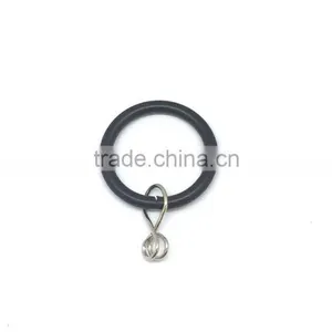 Furniture DIY Steel Curtain Rod Ring Loose Eyelet ID35mm/OD42mm Black Colour thumbnail-1