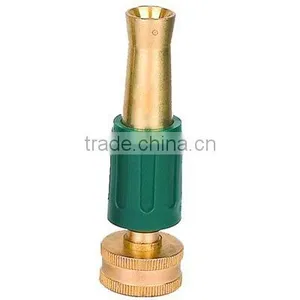 4"brass Adjustable Water Nozzle 3 Inch ,3.5 Inch or 4 Inch Adjustable Spray Straight Water Jet to Hollow Spray OEM thumbnail-1