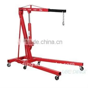 2Ton Foldable Hand Opearated Hydraulic Shop Crane thumbnail-1