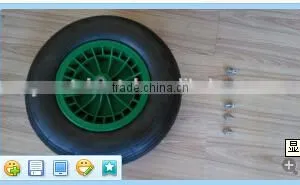 150KG Loading Europe Plastic Bucket Tray Garden Tools Wheelbarrow WB6424S thumbnail-4