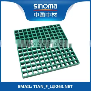FRP GRP Fiberglass Composite Gratings Trench Cover for Car Washing Center thumbnail-5