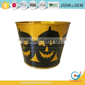Garden Unique Powder Coated Iron Coloured Plant Pots Colourful Plant Pots thumbnail-1