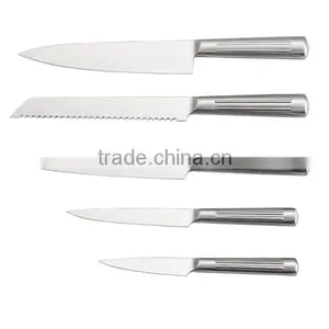 Full Stainless Steel Kitchen Knife Set With Anti Slip Handle thumbnail-1