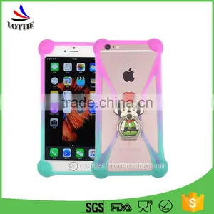High Quality Universal Silicone Phone Holder 3d Silicone Phone Case for Iphone 6plus Case thumbnail-1