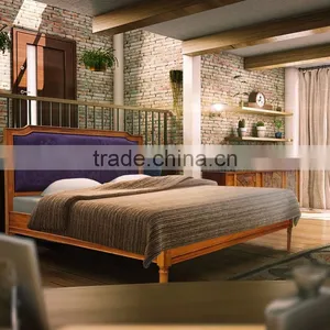 BED CLASSIC TEAK WOOD thumbnail-1
