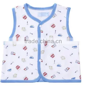 Latest Fashionable Summer Hot Sale Design Popular Printed Baby Vest thumbnail-1
