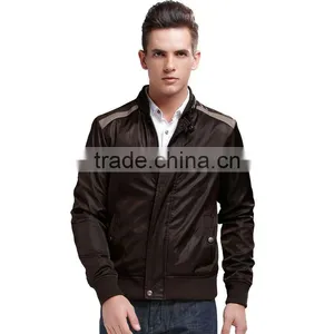 2014 New Cheap Stock Leather Jackets for Men Made in China thumbnail-1