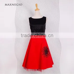 Maxnegio Latest Formal Pattern High Quality Guangzhou Bridesmaid Petite Dress thumbnail-4