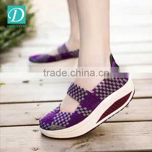 Women Casual High Sole Shoes 2016 Summer Fashion Breathable thumbnail-2