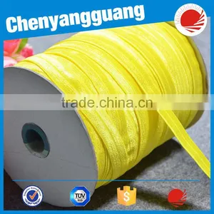 2017 Customized Multi-color Fold Over Jacquard Elastic Webbing thumbnail-3