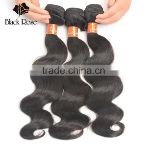 Black Rose Natural Color Body Wave Raw Cambodian Hair Bundles thumbnail-5