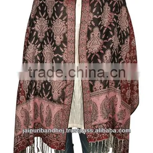 Indian Designer Pashmian Stole And Dupatta thumbnail-1