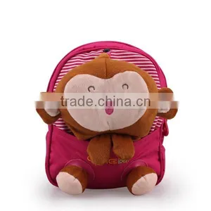 Korea Style Cartoon Animal Doll Kindergarten School Kids Backpacks thumbnail-6
