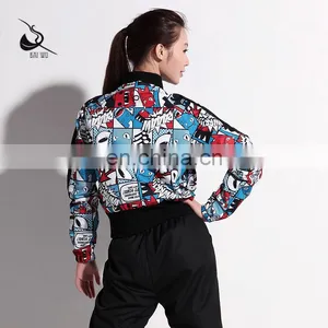 116171001 Long Sleeve Flower Color Sauna Top thumbnail-2