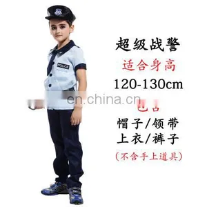 Halloween Children Kids Police Costume thumbnail-1