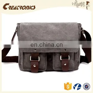 CR on Time Delivery Guaranteed Men's Vintage Casual Sling Crossbody Bag Satchel Messenger Canvas Bag thumbnail-1