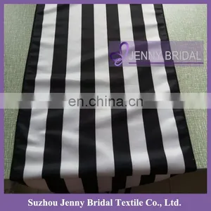 Beautiful Black and White Runners for Table thumbnail-2