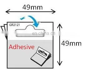 Euro Adhesive Hang Tab (49mm X 49mm) thumbnail-1