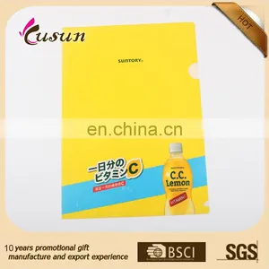 Custom Promotional A4 Size L Shape File Folder thumbnail-2